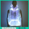 luminous fiber optic light up man hoodie 3