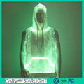 luminous fiber optic light up man hoodie 4