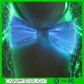 The luminous optic fiber light up emitting light delight bow tie for man