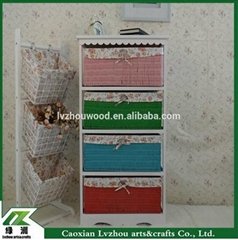 Korea colorful stylish storage cabinet for living room 