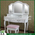 wholesale wash white french style make up vanity dressing table 1