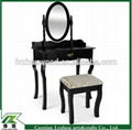 Black high gloss exquisite solid wood