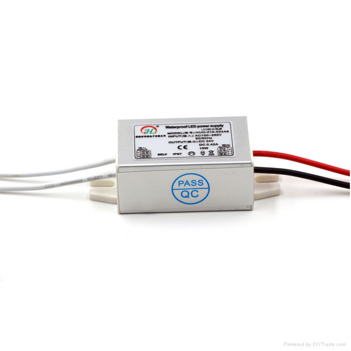 wholesale outdoor IP67waterproof 12V 24V constant voltage 10W power supply 4