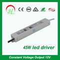 Aluminum case slim size 45W power supply with TUV CE SAA approval