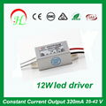 25-42V dc 320MA 12W LED driver AC/DC