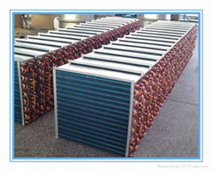 Heat recovery system exchanger radiator