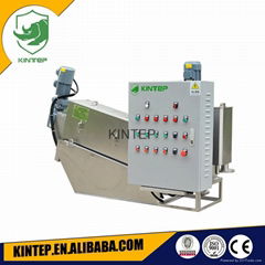 slaughter wastewater treatment volute dewatering machine