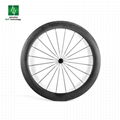 Road bike wheelsets 60mm Clincher Basalt surface Alloy Brake Line 2