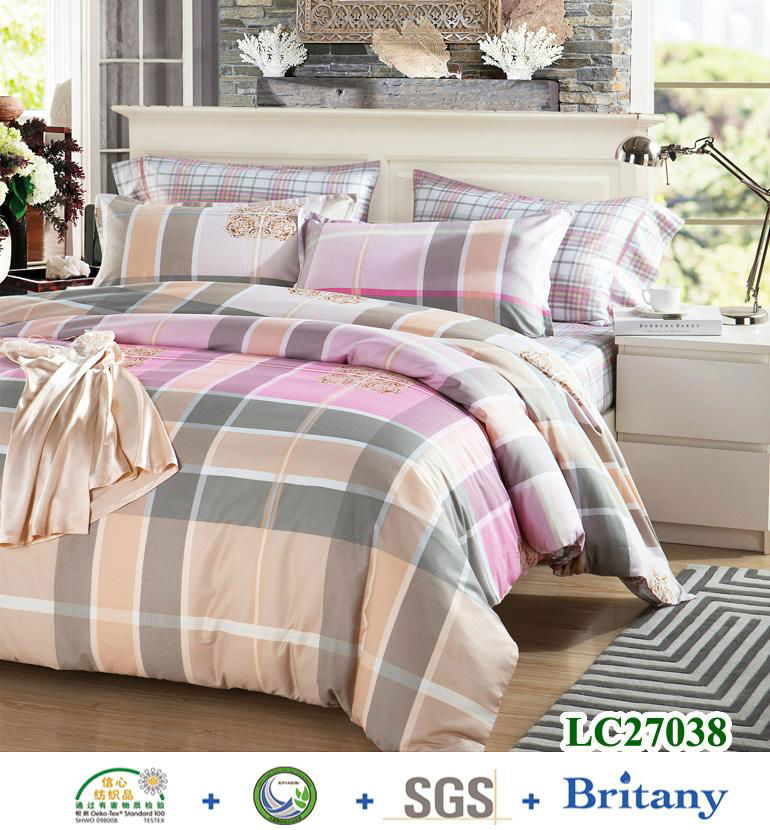 300TC pure cotton comforters bedding sets duvet covers sheet sets