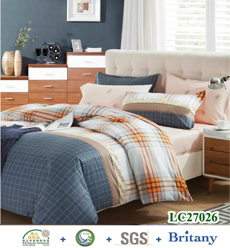 300TC pure cotton comforters bedding sets duvet covers sheet sets 5