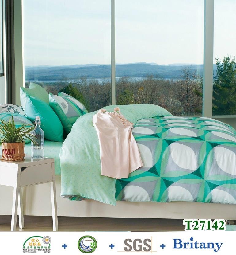 2016 new design tencel sheet sets duvet cover bedding sets quilt sets 4