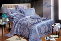 Ploy cotton jacquard bedding sets sheet