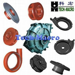 AH rubber liner centrifugal slurry pump for mining 