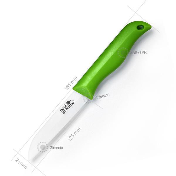 3" Paring knife zirconia blade with potato peeler 2