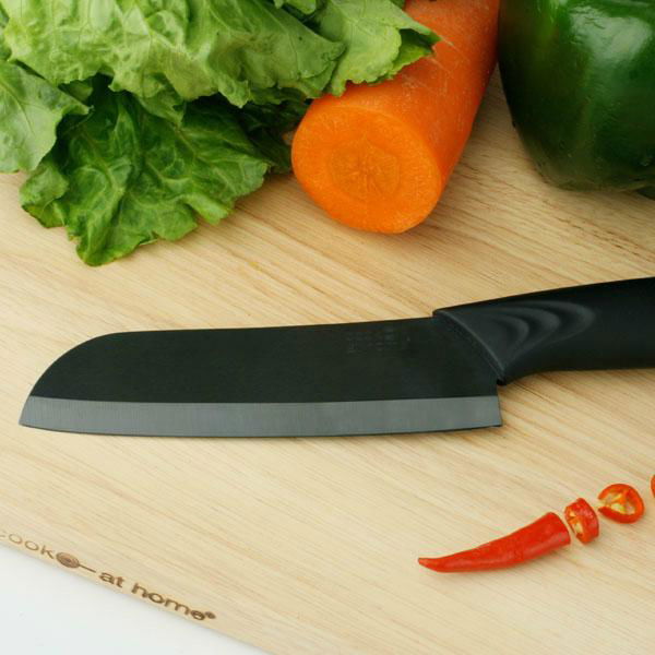 5 piece knife ceramic kitchen cooking knife set with peeler and holder 2