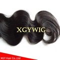 Stock cheap wholesale 100% virgin Remy human hair body wave extension weaving 5