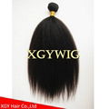 Cheap factory wholesale 100% virgin Human Hair Kinky Straight extensions 