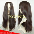 Wholesale 100% virgin European Human Hair Multi-directional Jewish Kosher Wigs 1