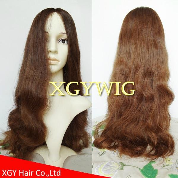 Wholesale 100% virgin European Human Hair Multi-directional Jewish Kosher Wigs 2