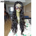 Stock 8"-30" 100% virgin unprocessed Brazilian Hair Natural Wave Full Lace Wigs