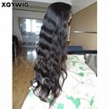 Stock 8"-30" 100% virgin unprocessed Brazilian Hair Natural Wave Full Lace Wigs 3