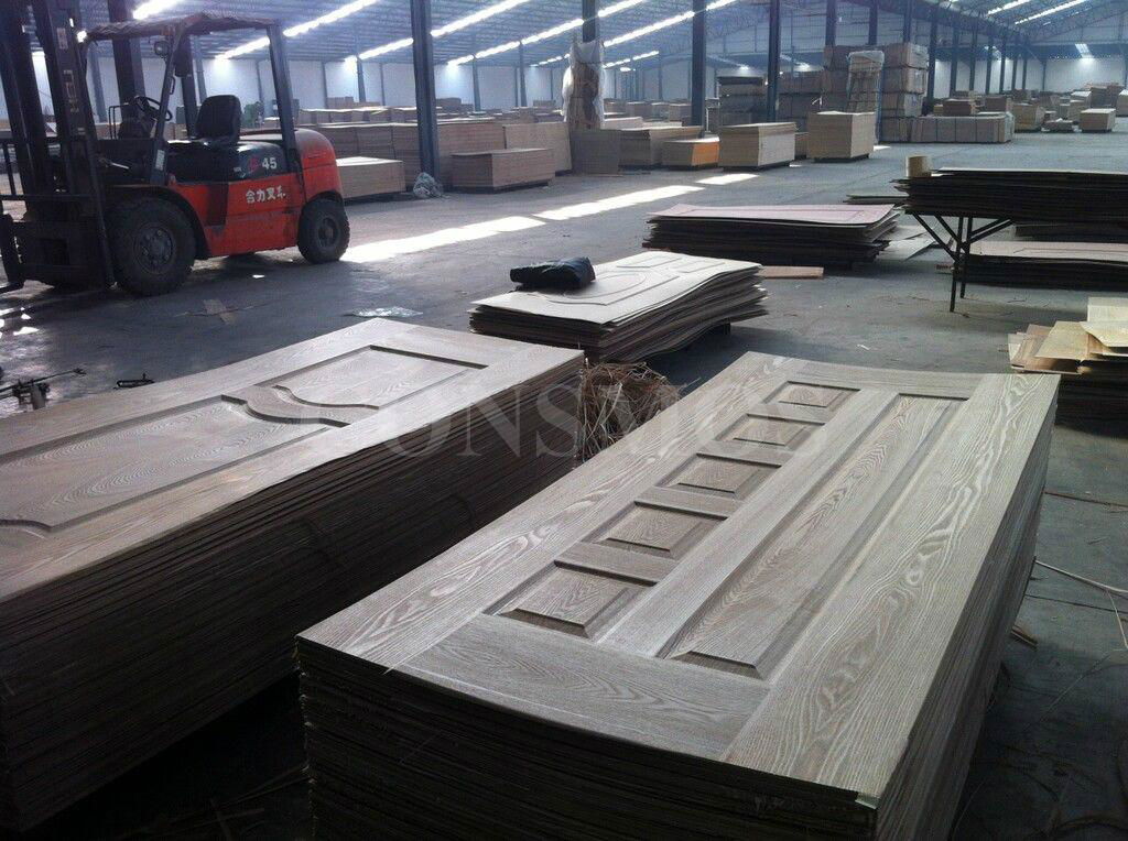 Teak Molded Door Skin HDF 3