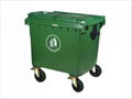 1100 liter outdoor trash container 