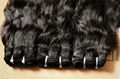 DOUBLE DRAWN CURLY MACHINE WEFT HAIR 1
