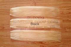 VIETNAMESE SINGLE  WEFT BLONDE HAIR 