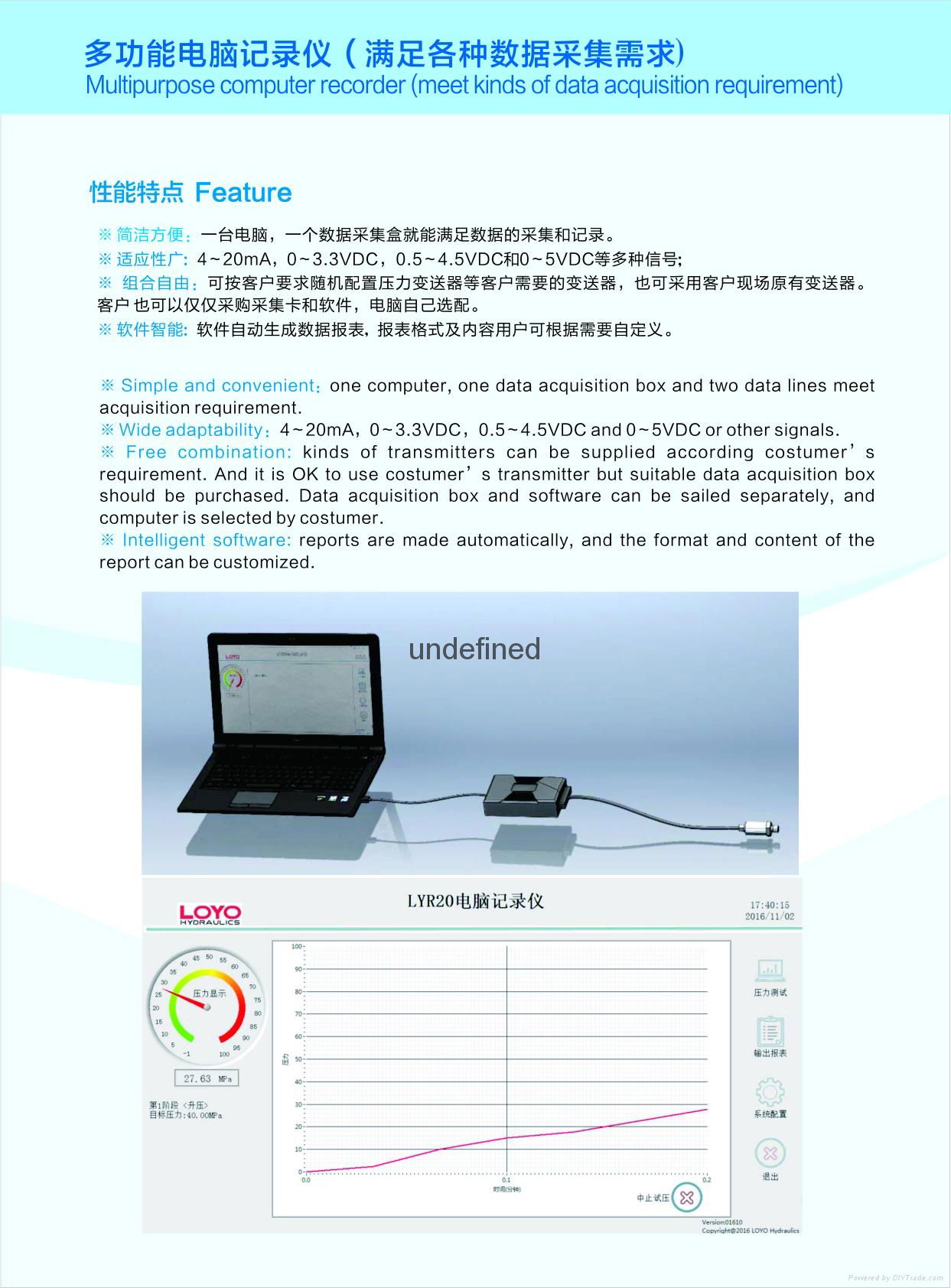 多功能電腦記錄儀（滿足各種數據採集需求） 3