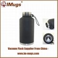 Custom printed YETI flask insulated stainless steel water bottle