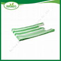 Striped Plastic T-shirt Bags on Roll for supermarket 1