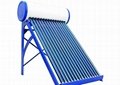 Non-pressurized solar hot water heater solar collector
