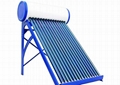 Non-pressurized solar hot water heater solar collector