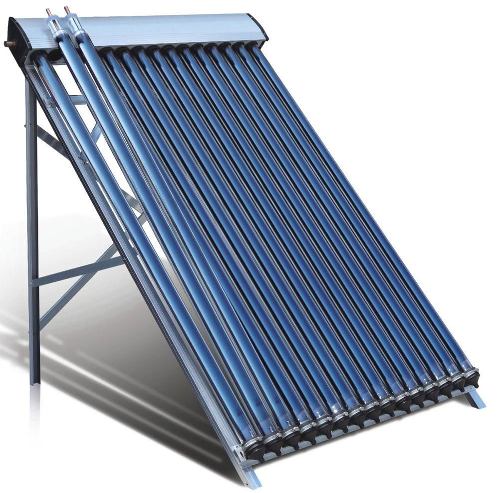 Heat pipe solar collector solar pool heater