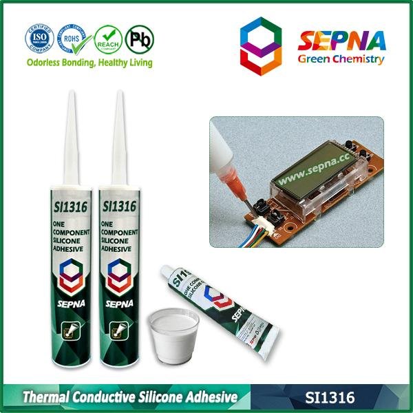 Thermal Conductive Adhesive Waterproof High Temperature Silicone Sealant  SI1316 4