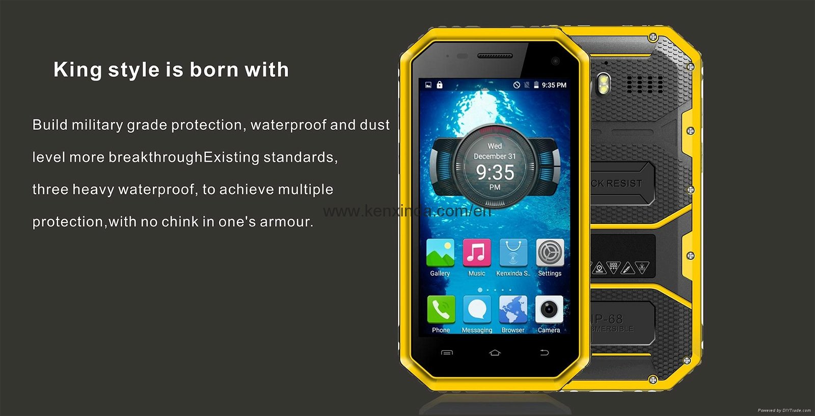Kenxinda 4.5'' Tri-proofing smart phone  3