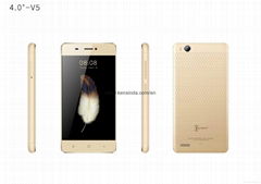 Kenxinda 4.0'' Splendid Smart phone V5 Gold 