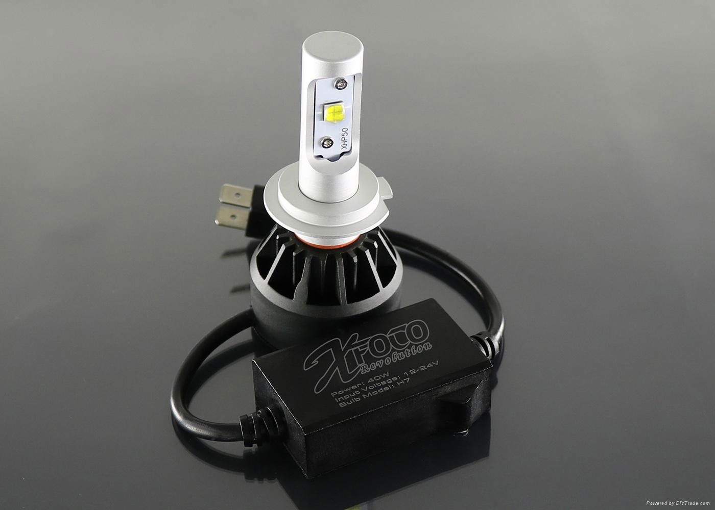 High Power Cree LED H7 Headlight Bulbs For Cars Replacement Headlamps 4