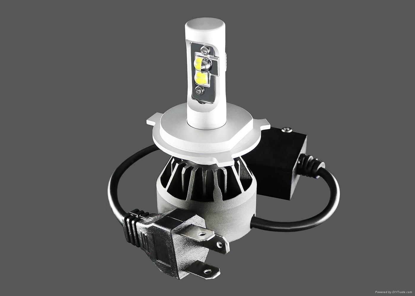 Brightest Auto H4 LED Cree Headlight Conversion Kits For Cars HB2 9003