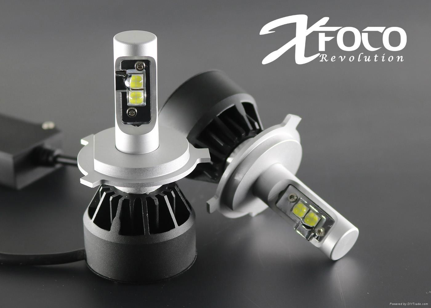 Brightest Auto H4 LED Cree Headlight Conversion Kits For Cars HB2 9003