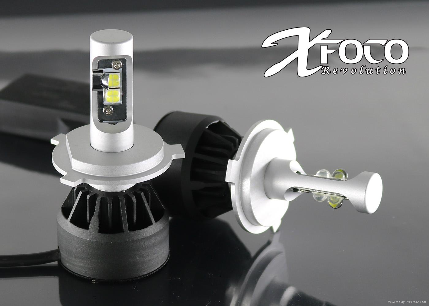 Brightest Auto H4 LED Cree Headlight Conversion Kits For Cars HB2 9003