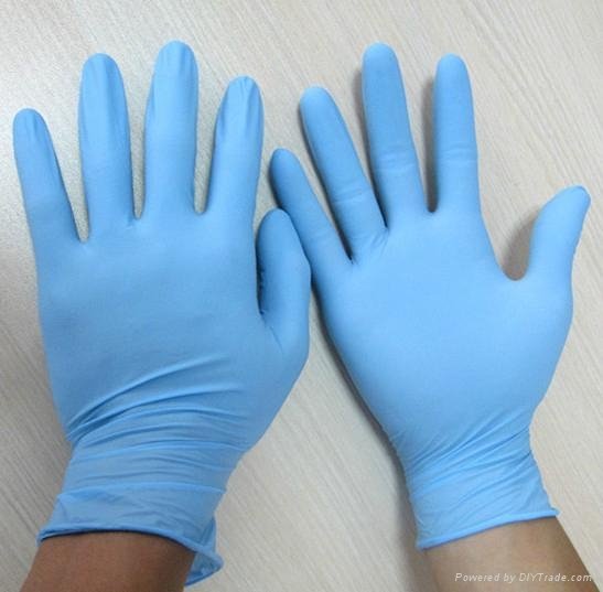nitrile examination glove