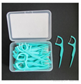50pcs Box Packing of Dental Floss Picks 2