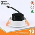 Zinc alloy lamp body energy saving COB led ceiling light 5w with OEM servicec 1