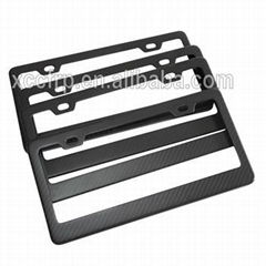 Factory Hot Sales Carbon Fiber Composite Decorative License Plate Frames