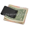 Hot sales real carbon fiber money clip carbon fiber wallet