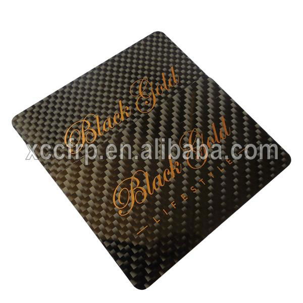 Carbon Fiber Business Name Cards with Custom Logo