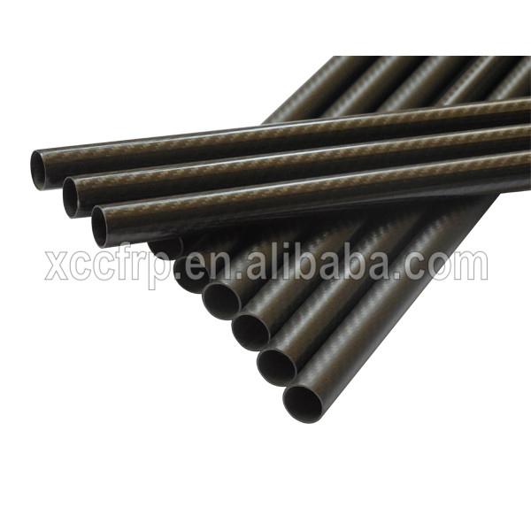 Factory High Strength 3k Plain Carbon Fiber Tube 12mm Od (12*10*500mm) 2