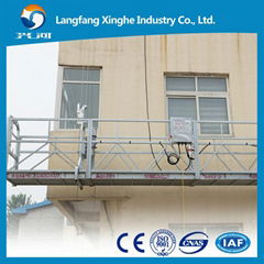 aluminium alloy electric hanging suspended platform 